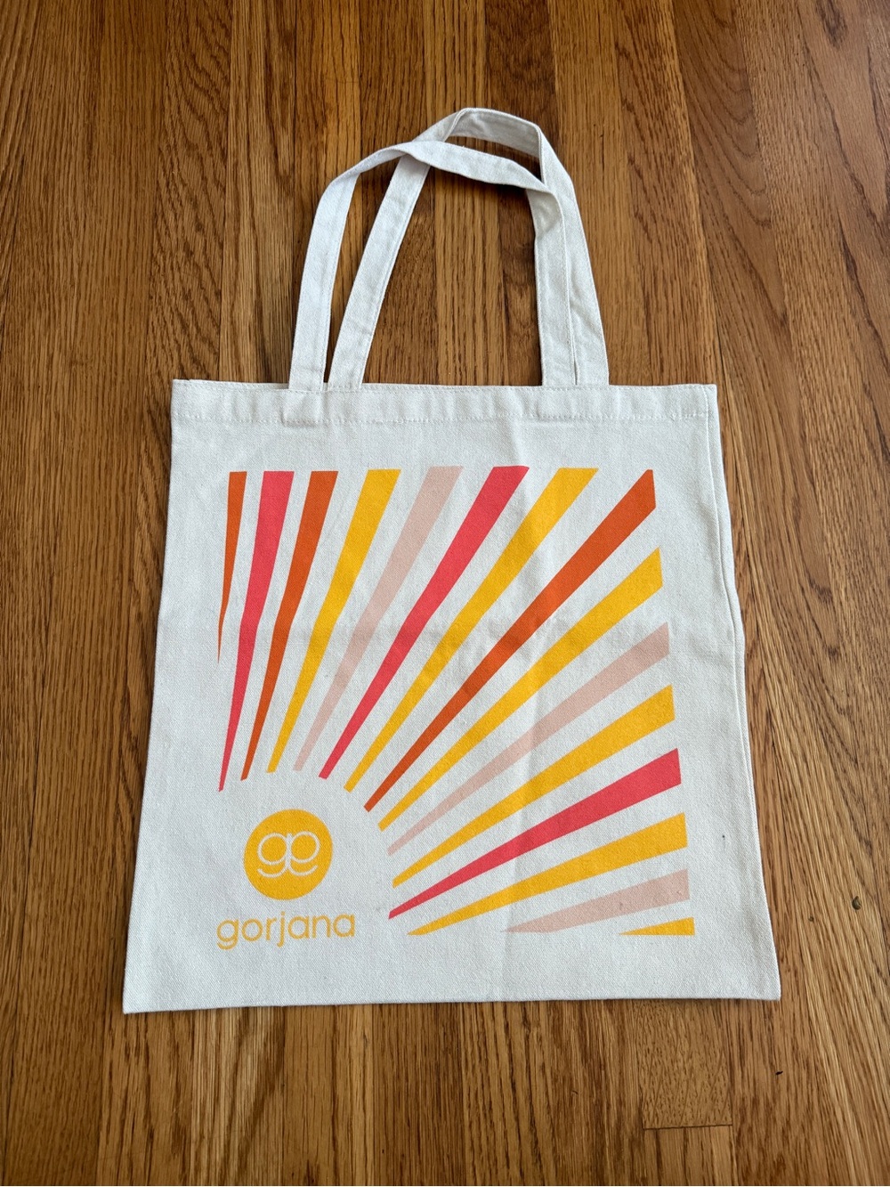 Gorjana sunrise print Kanvas tote bag